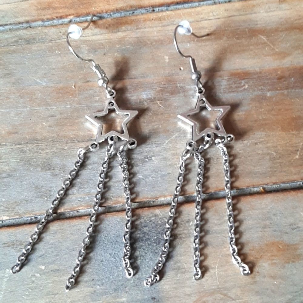 Shooting Stars Drop Earrings
